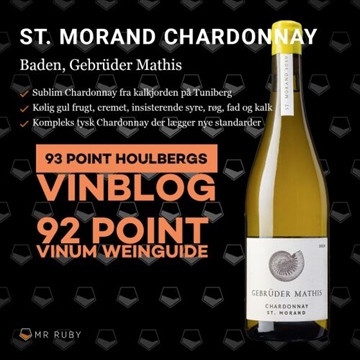 2021 Saint Morand Chardonnay, Gebrüder Mathis, Baden, Tyskland